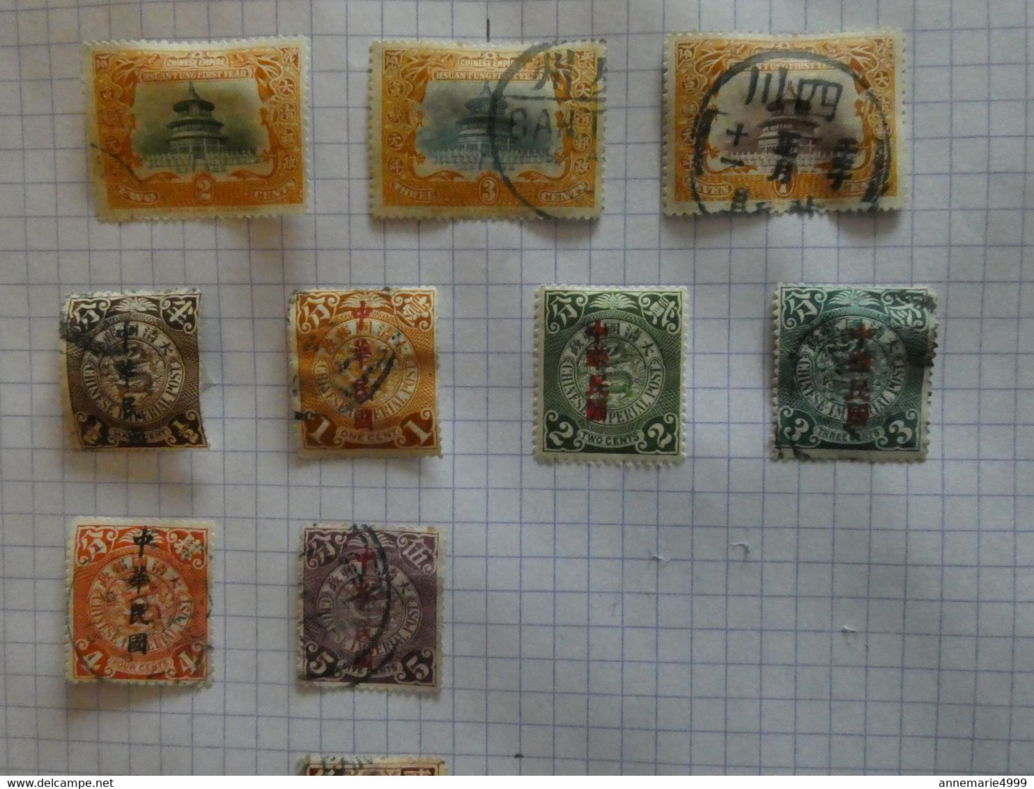 CHINE Classiques Empire "Old Dragons" - Used Stamps