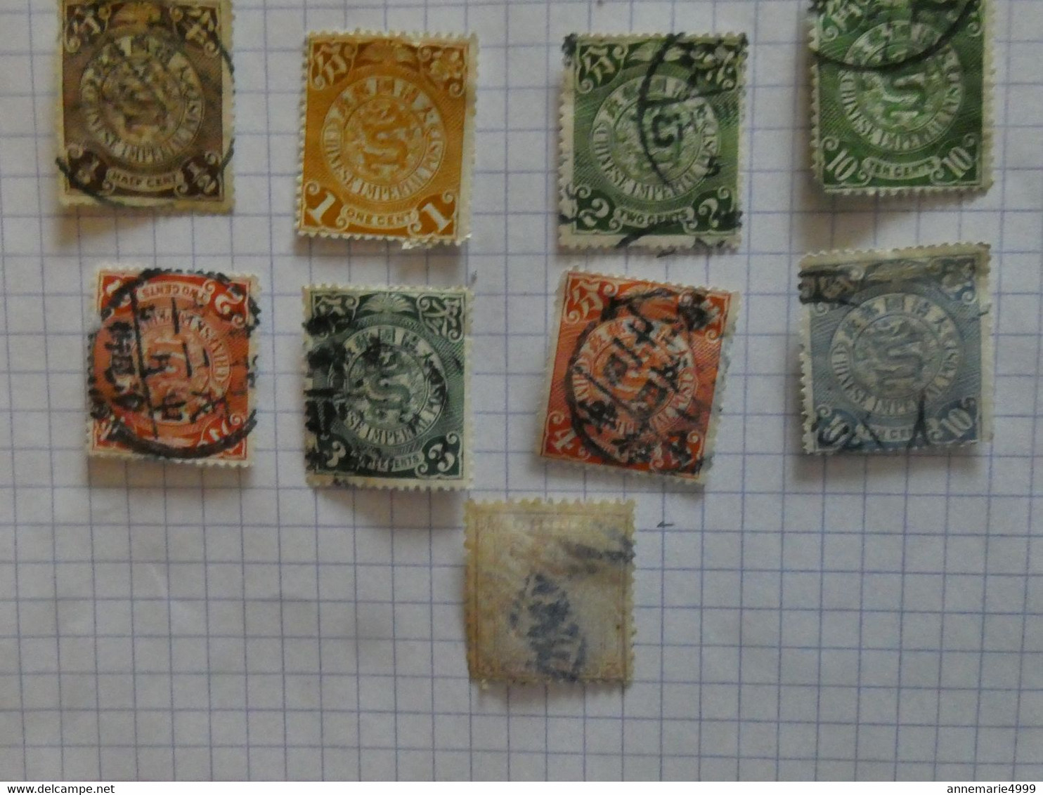 CHINE Classiques Empire "Old Dragons" - Used Stamps