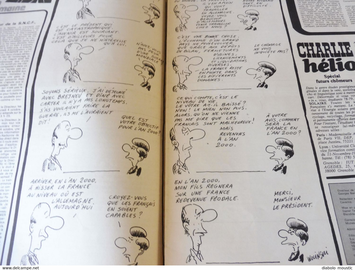 1978 CHARLIE HEBDO  : Une Santé De Rideau De Fer; Le Billet D'une Emmerdeuse; Coupables Mais...; Etc - Humour