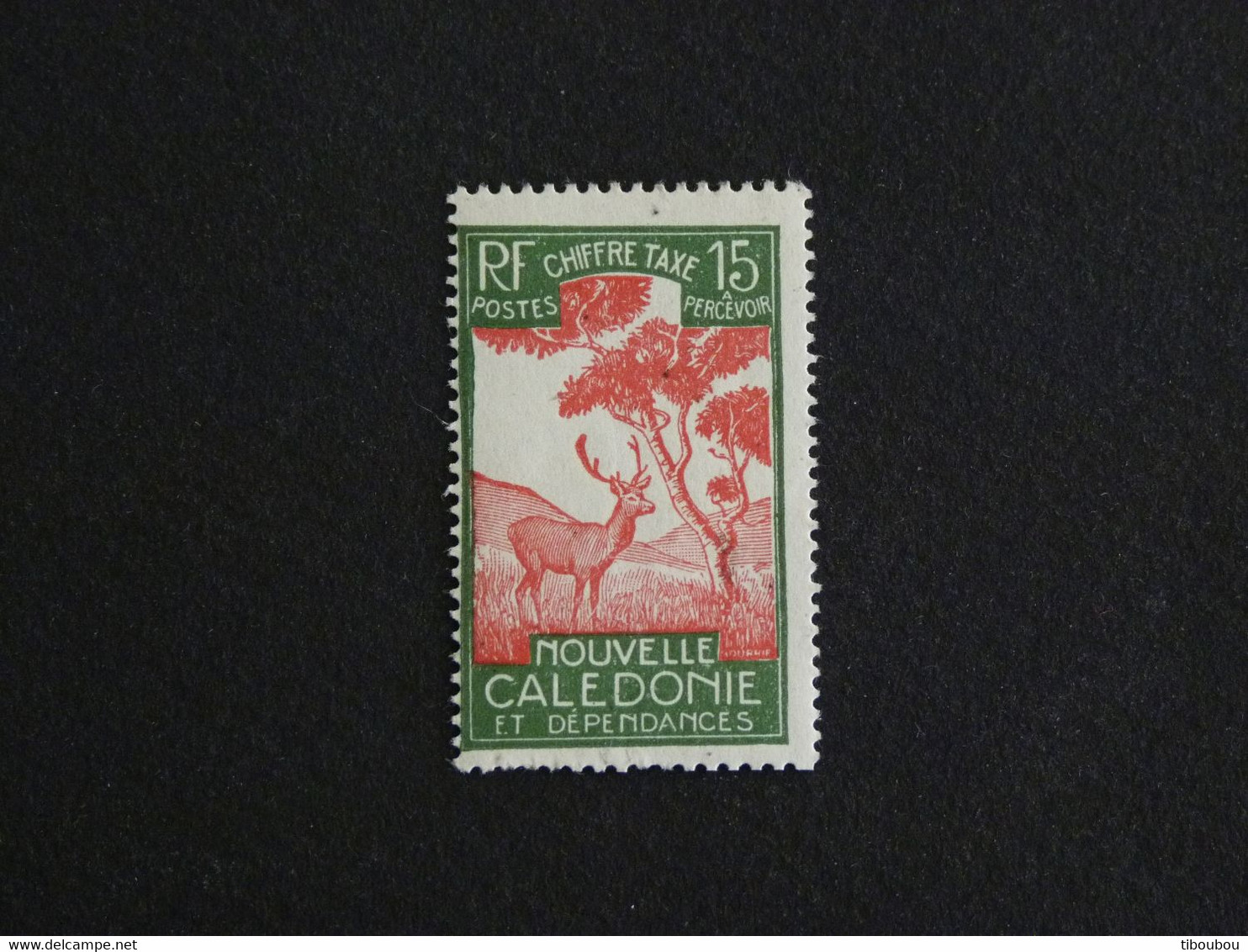 NOUVELLE CALEDONIE YT TAXE 30 NSG - CERF ET NIAOULI DEER STAG - Timbres-taxe