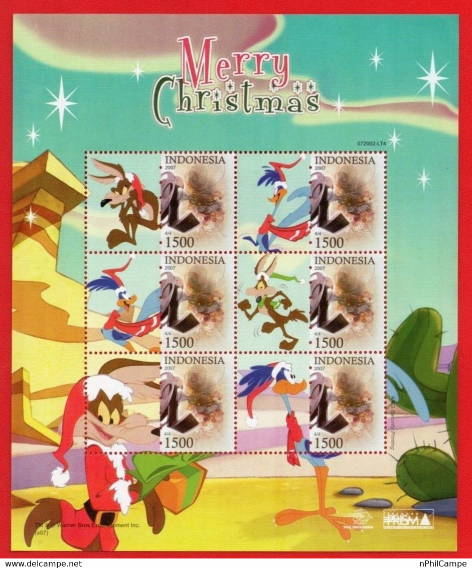 Indonesia 2007, MS Merry Christmas MNH - Indonésie