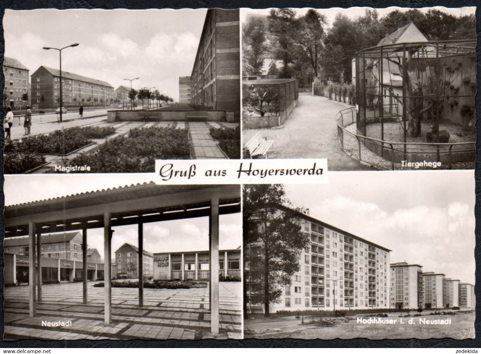 F8668 - TOP Hoyerswerda - Neubauten - Foto Heine - Verlag Christian Schubert - Hoyerswerda