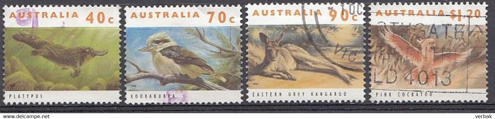 Australie 1993  Mi.nr: 1364-1367 Tiere  Oblitérés / Used / Gestempeld - Gebruikt