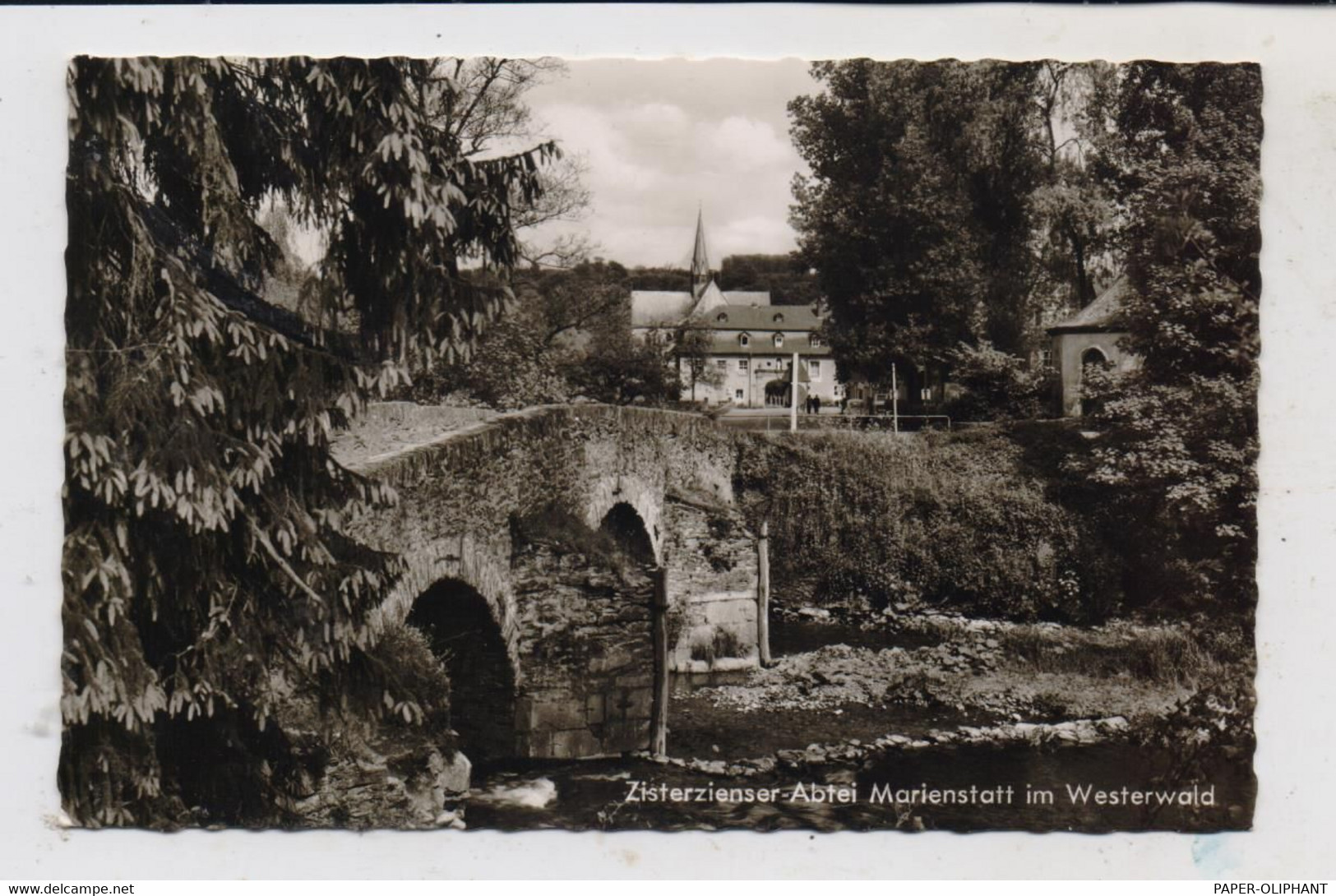 5238 HACHENBURG - MARIENSTATT, Abtei, Brücke - Hachenburg