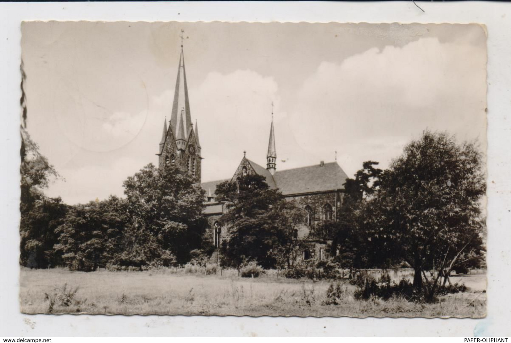 4755 HOLZWICKEDE, Katholische Kirche Und Umgebung, 196... - Unna