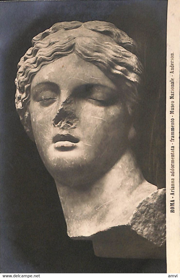 22- 7-1606 - ROMA MUSEO Nazionale Anderson Arianna Addormentala Frammento - Sonstige & Ohne Zuordnung