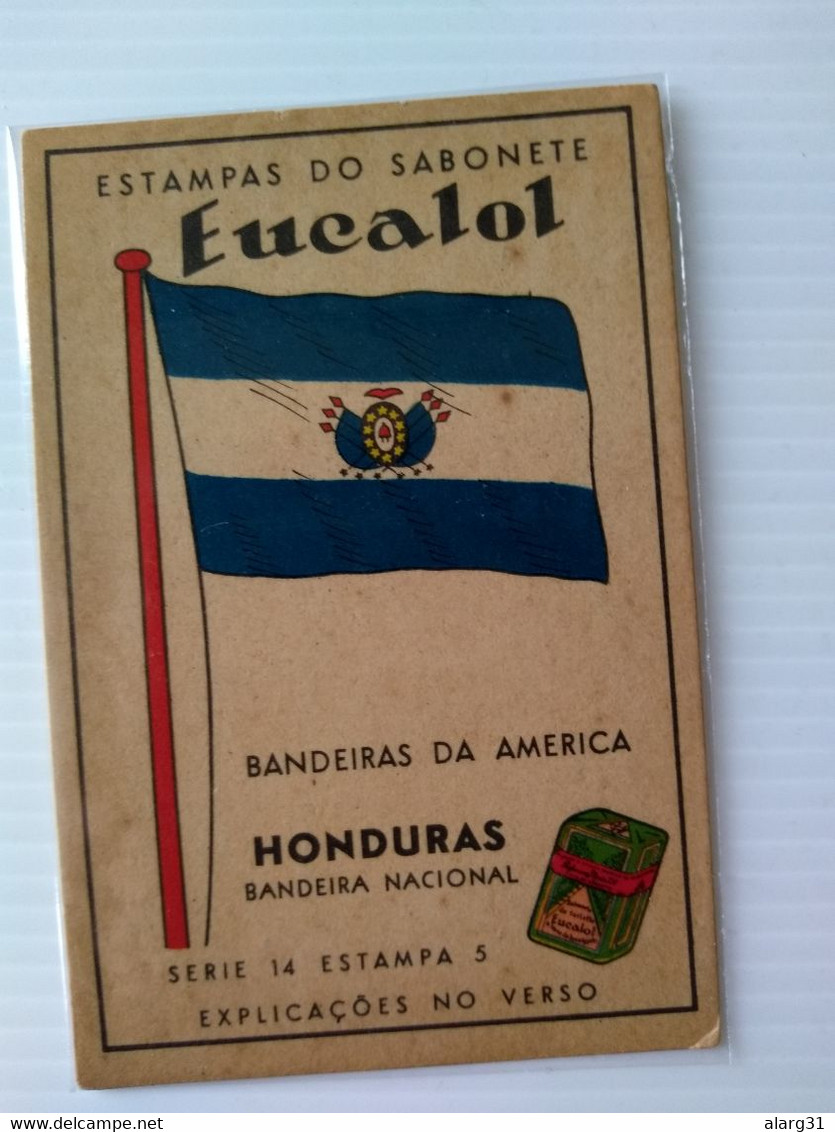 Honduras.1940.cromo No Postcard.2 .soap.eucalol Diff.e7 Reg Post Conmems..best Cond - Honduras