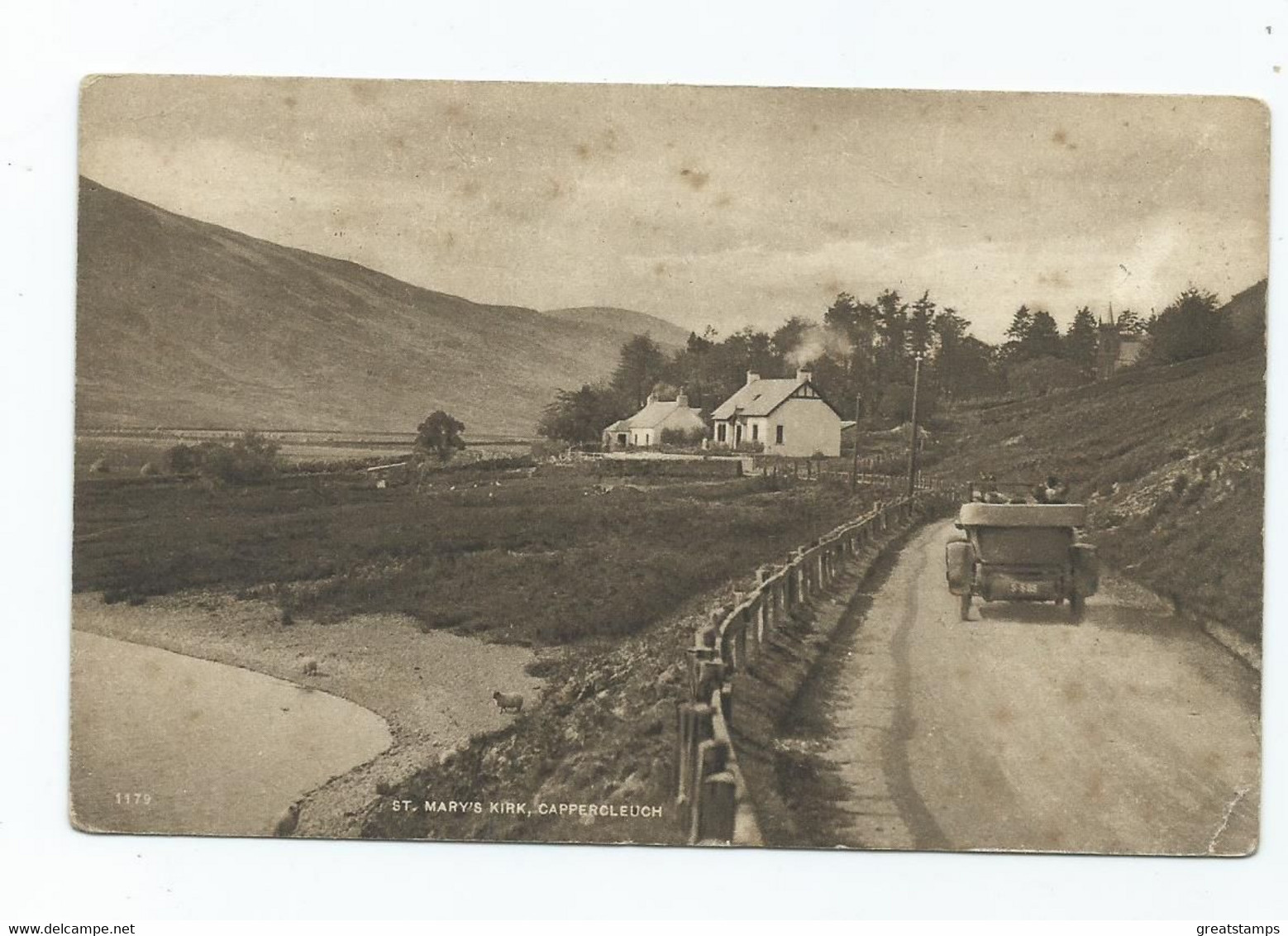 Scotland Postcard  Selkirkshire Mary's Kirk .cappercleugh Church? Posted A.r.edwards - Selkirkshire