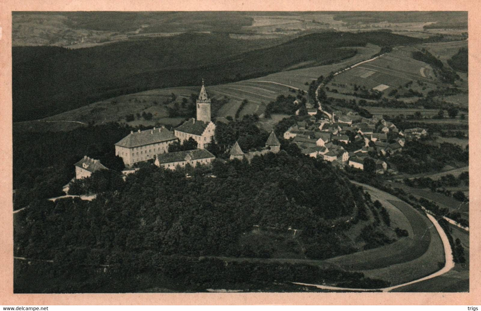 Kahla I. Thür. - Die Leuchtenburg (Fliegeraufnahme) - Kahla