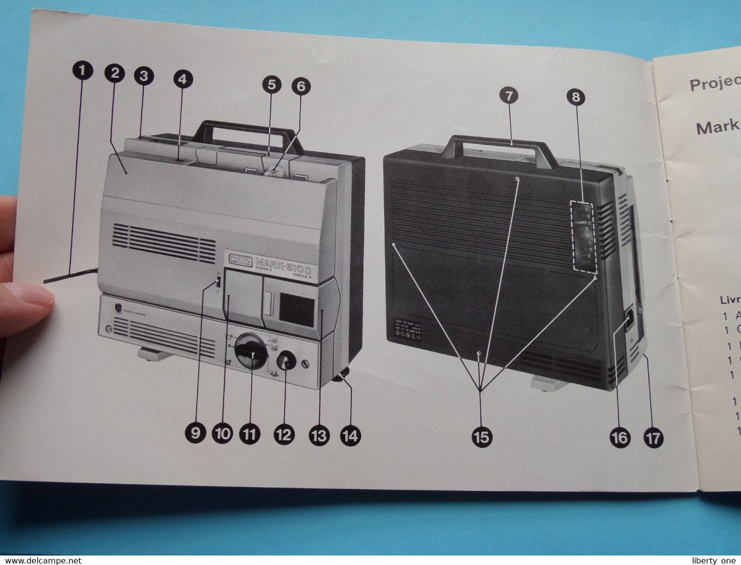 EUMIG Mark 510 D ( Manuel Français ) >>> ( Zie / Voir Scans Svp ) 12 Pages ! - Projecteurs De Films