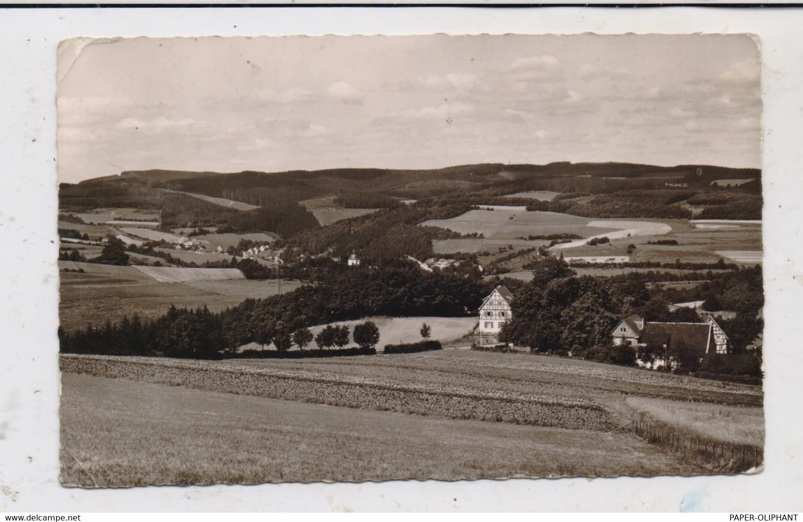 5940 LENNESTADT - SCHMELLENBERG, Dorfansicht, Kl. Eckknick - Lennestadt