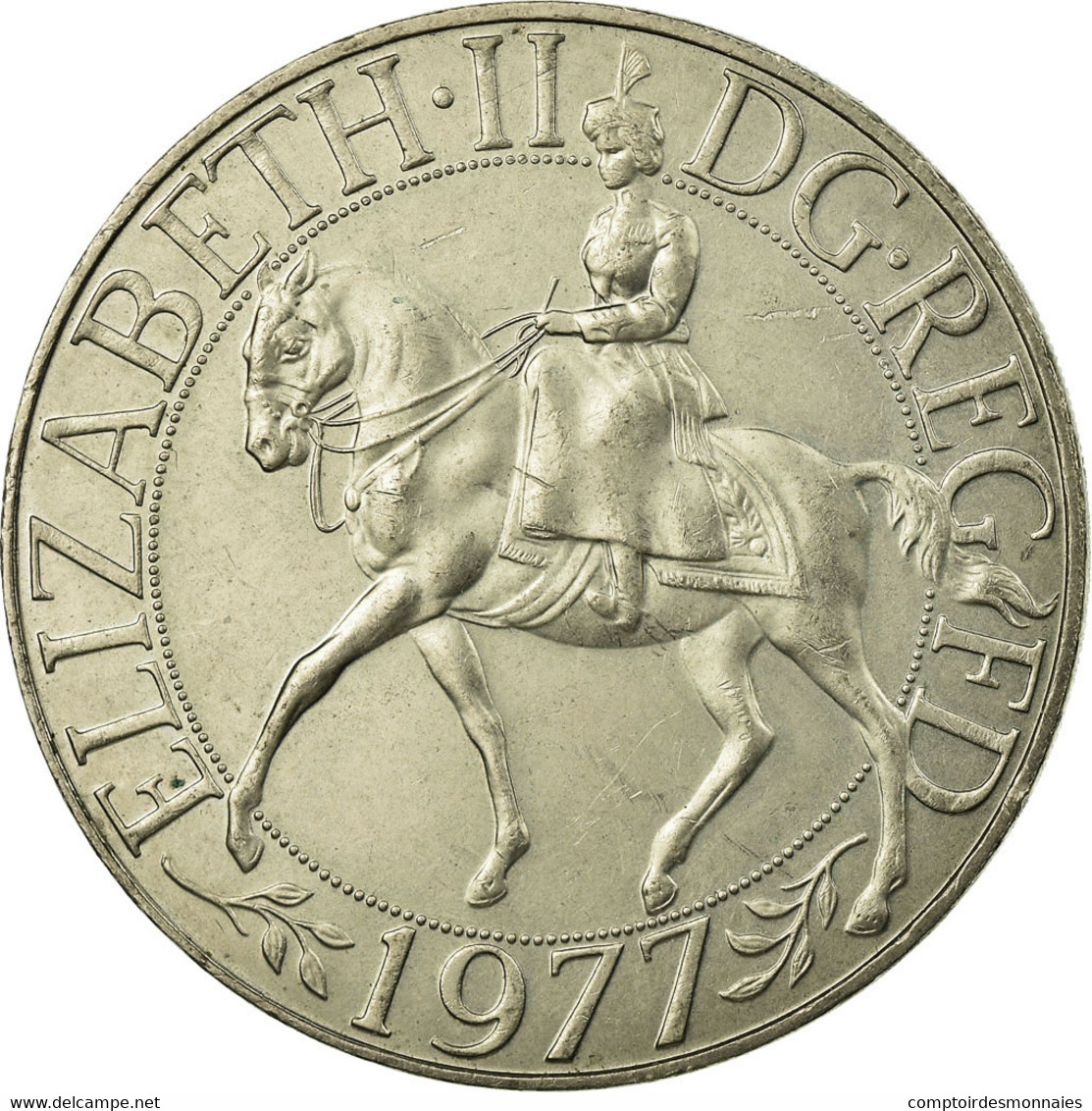 Monnaie, Grande-Bretagne, Elizabeth II, 25 New Pence, 1977, TTB, Copper-nickel - 25 New Pence