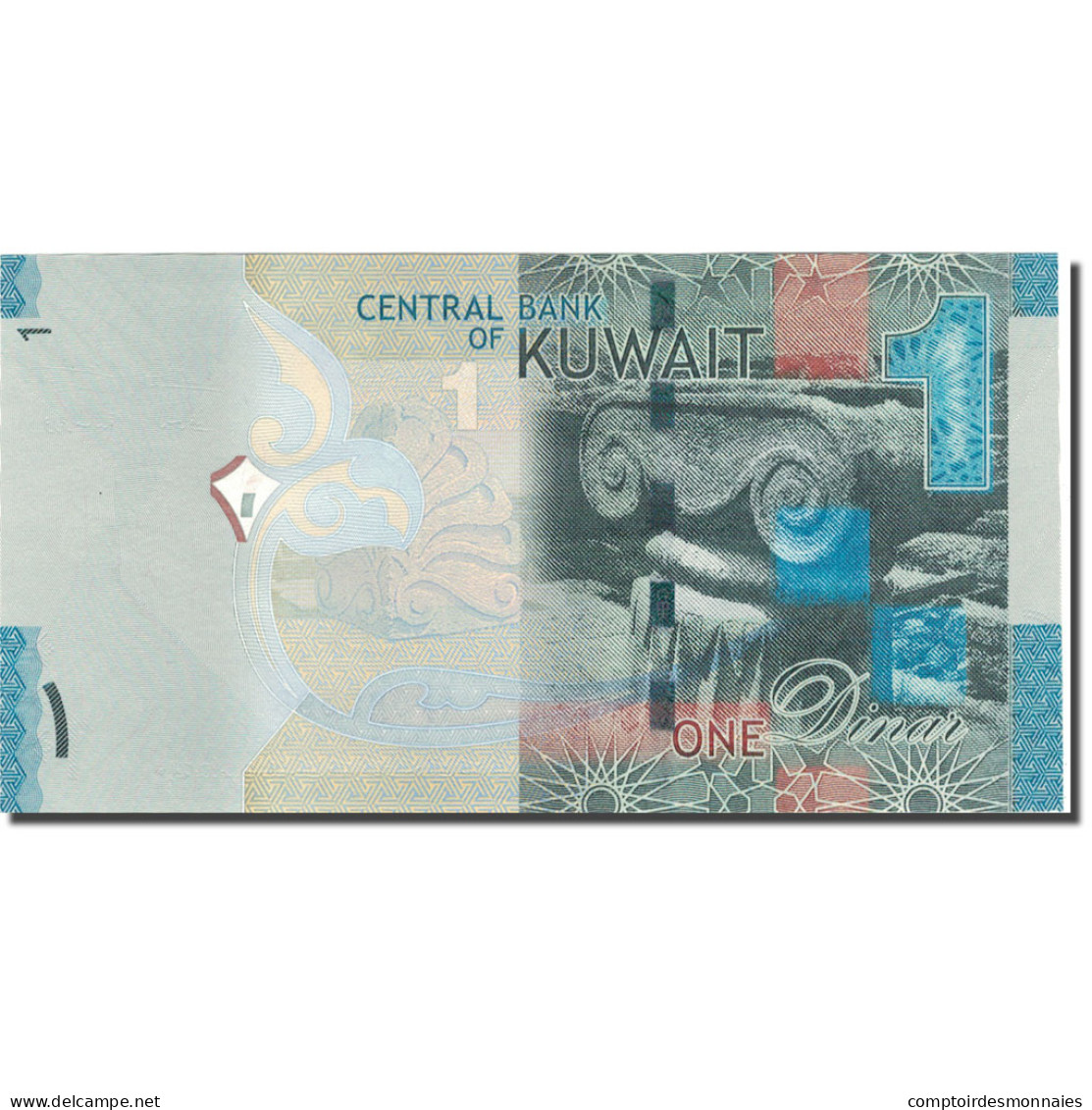 Billet, Kuwait, 1 Dinar, NEUF - Kuwait