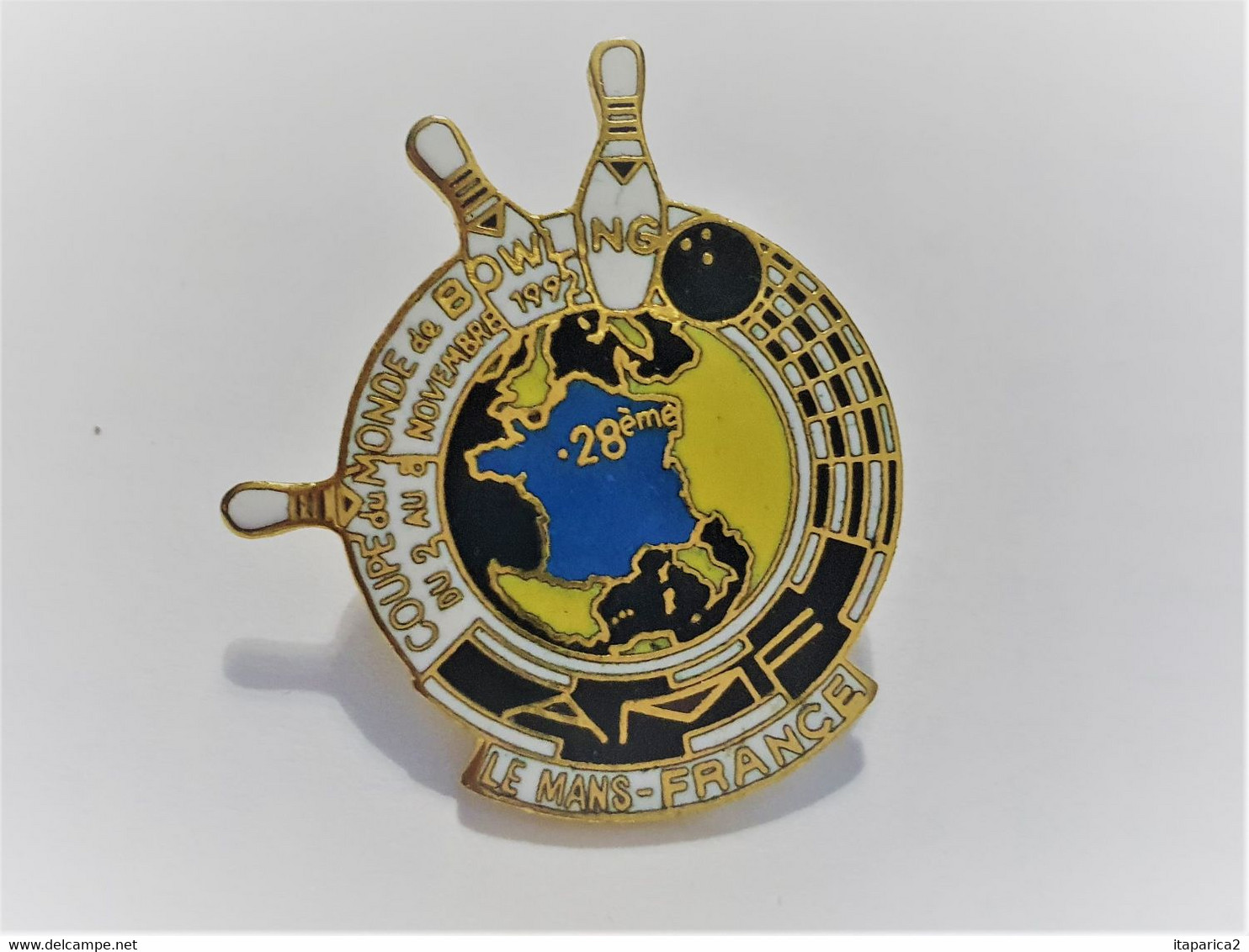 PINS  Bowling Coupe Du Monde LE MANS 1992/ 33NAT - Bowling