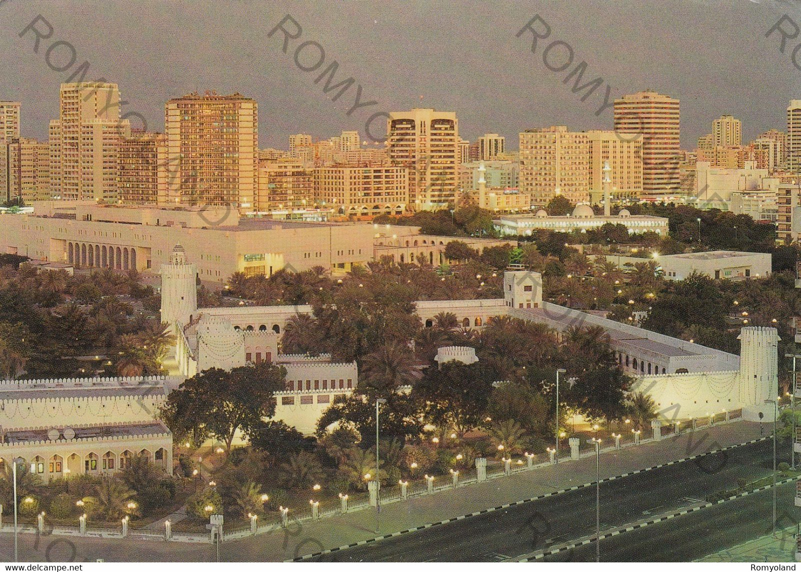CARTOLINA  ABU DHABI,EMIRATI ARABI UNITI,VIAGGIATA 1995 - Emirats Arabes Unis