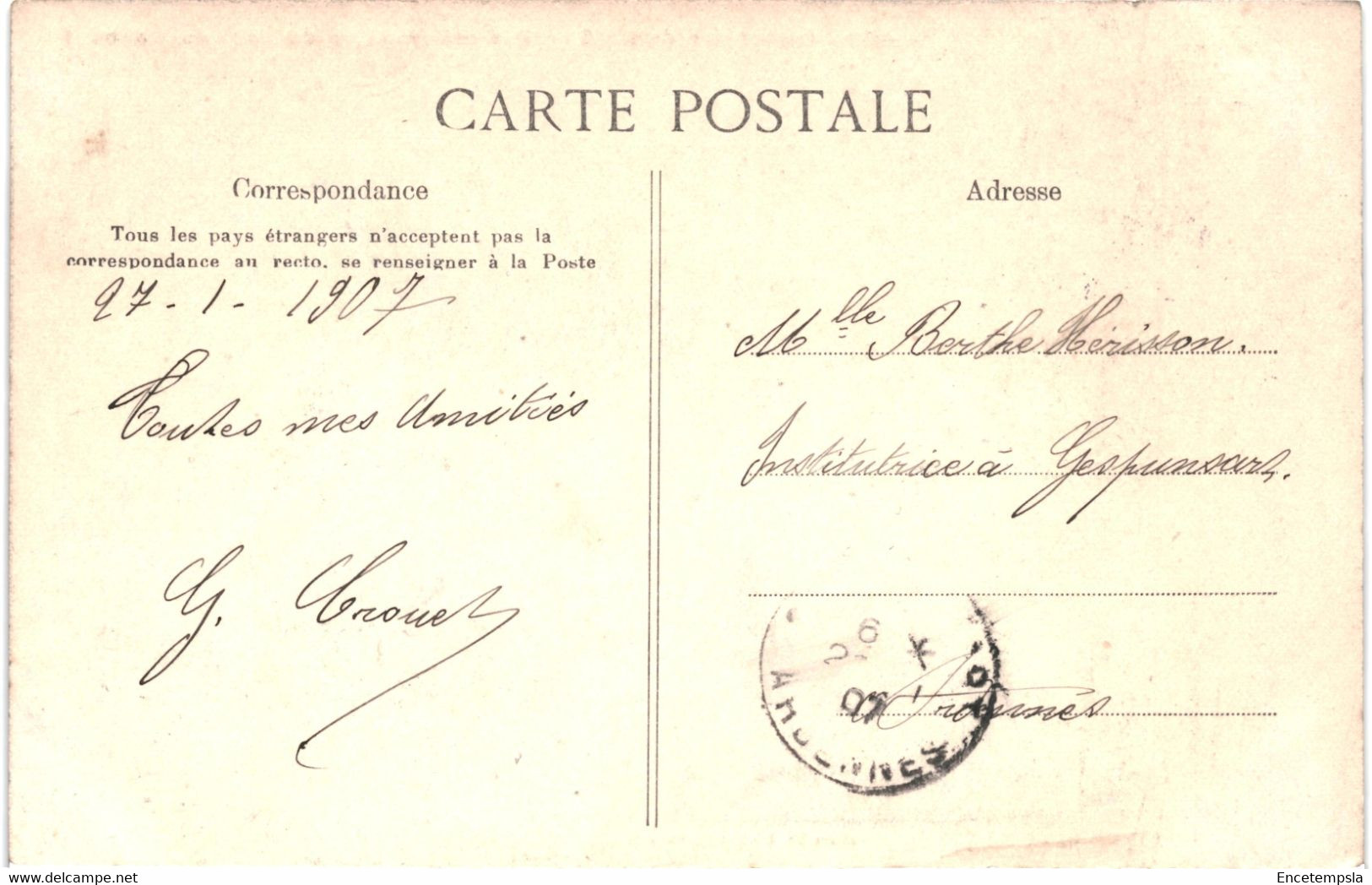 CPA - Carte Postale -France-Villers-le-Lac Saut Du Doubs -Sécheresse De 1906 VM52123 - Pontarlier