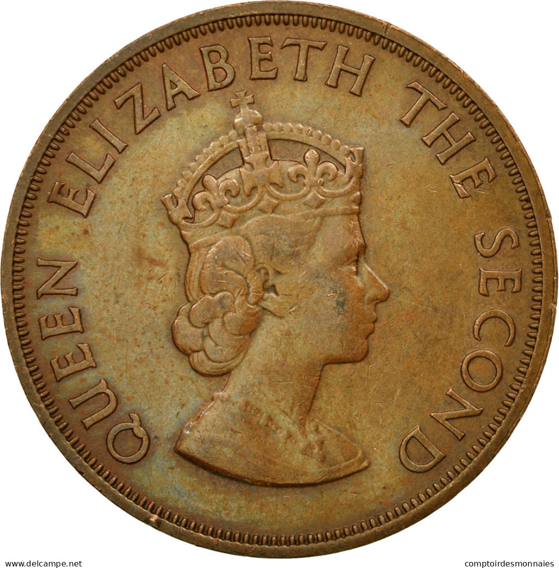 Monnaie, Jersey, Elizabeth II, 1/12 Shilling, 1964, TTB, Bronze, KM:21 - Jersey