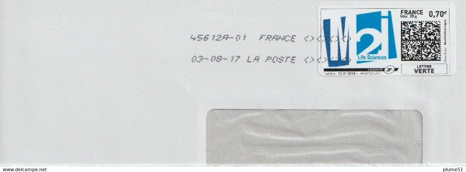 France Mon Timbre En Ligne 2017 M2I LIFE SCIENCES - 679 - Printable Stamps (Montimbrenligne)