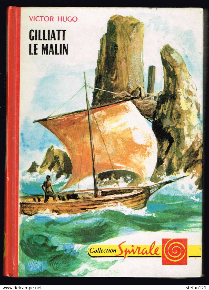 Gilliatt Le Malin - Victor-Hugo - 1972 - 188 Pages 17,5 X 12,7 Cm - Collection Spirale