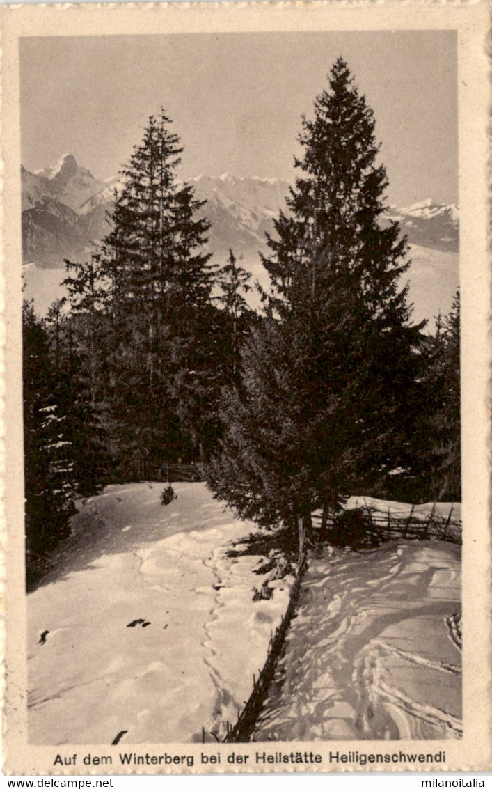 Auf Dem Winterberg Bei Der Heilstätte Heiligenschwendi (02214) * 30. 3. 1921 - Heiligenschwendi