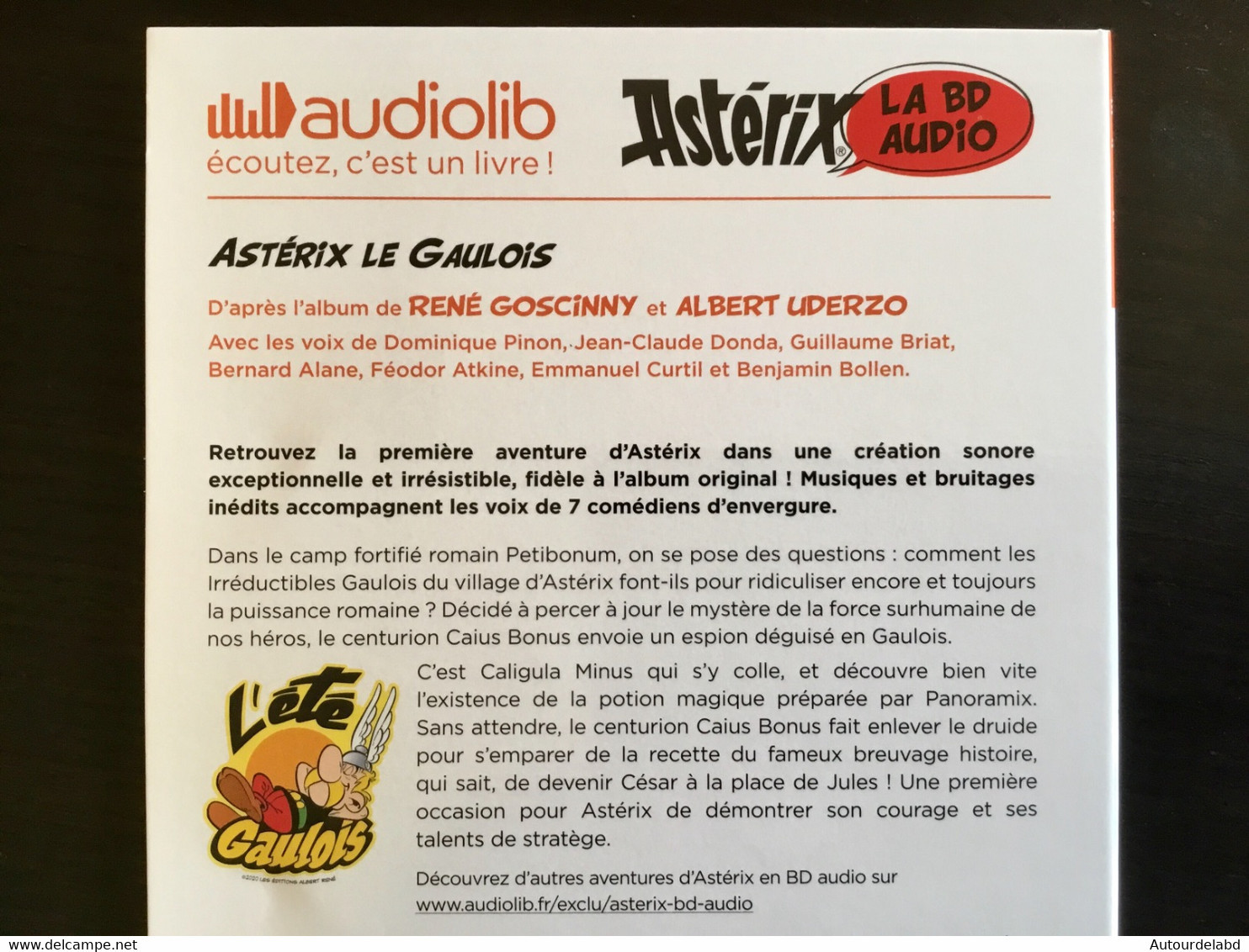 Livre BD Audio : " Astérix Le Gaulois " - CD Audiolib 2020 (Goscinny Et Uderzo) - Schallplatten & CD