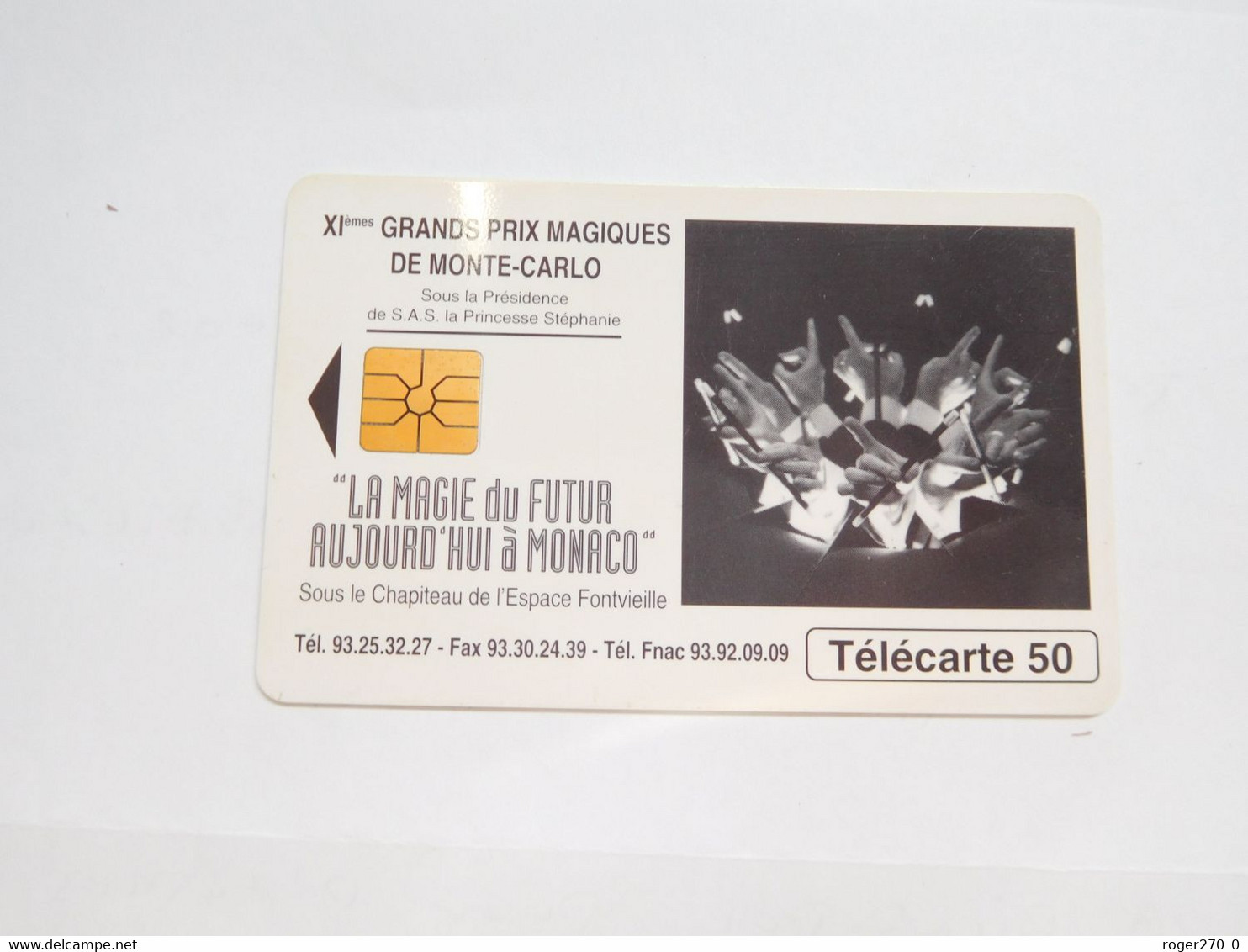 Télécarte Monaco , MF34 , Magie Du Futur , TBE , Cote : 4 Euros - Monace