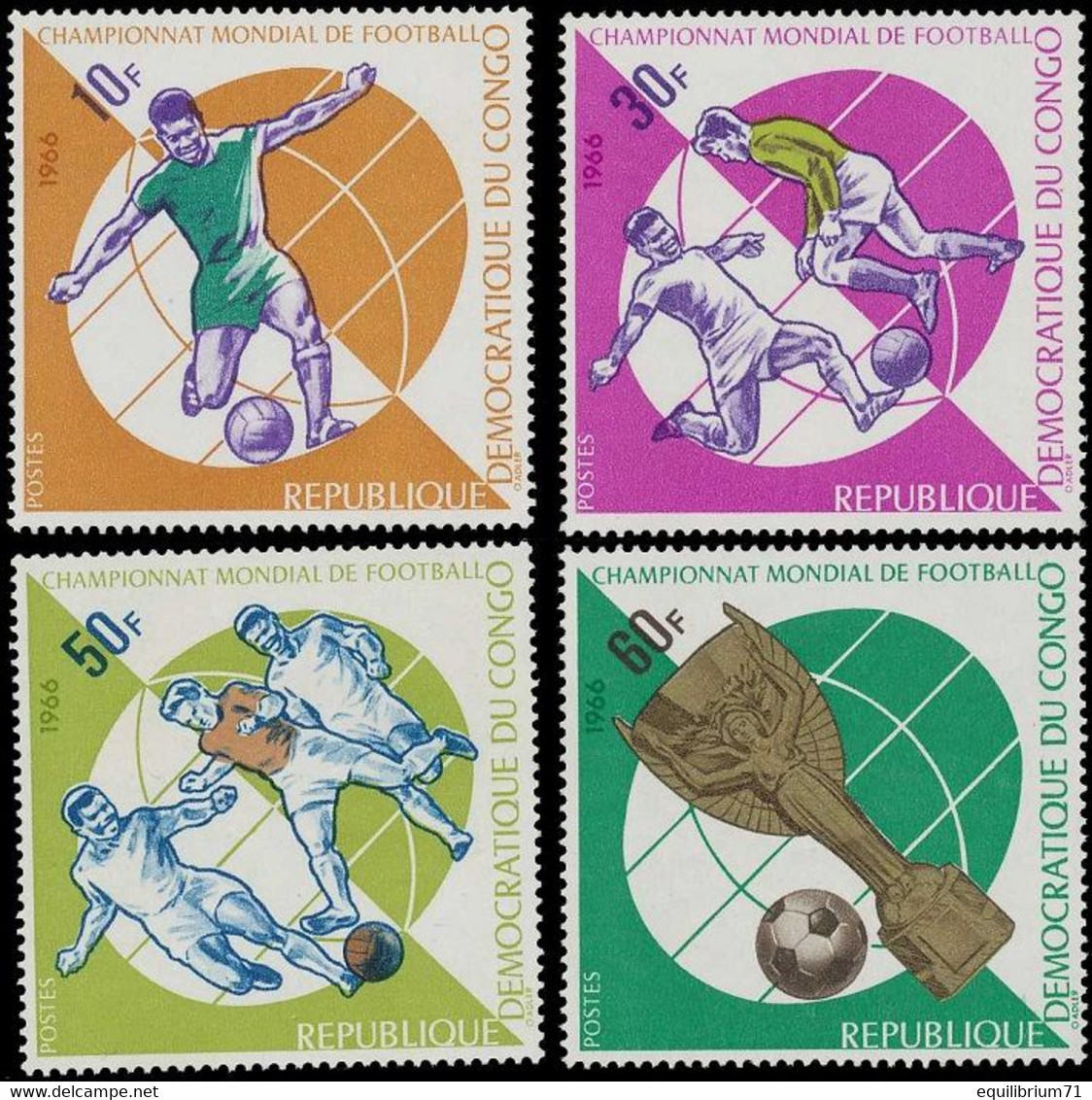 629/632** - Championnat Mondial De Football / Wereldkampioenschap Voetbal / Fußball-Weltmeisterschaft - 1966 – England