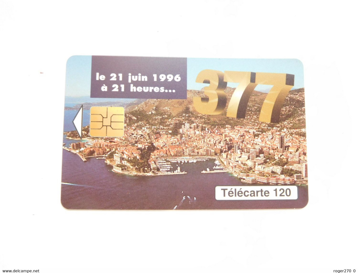 Télécarte Monaco , MF41 , 377 Changement De Numérotation , TBE , Cote : 2 Euros - Monace