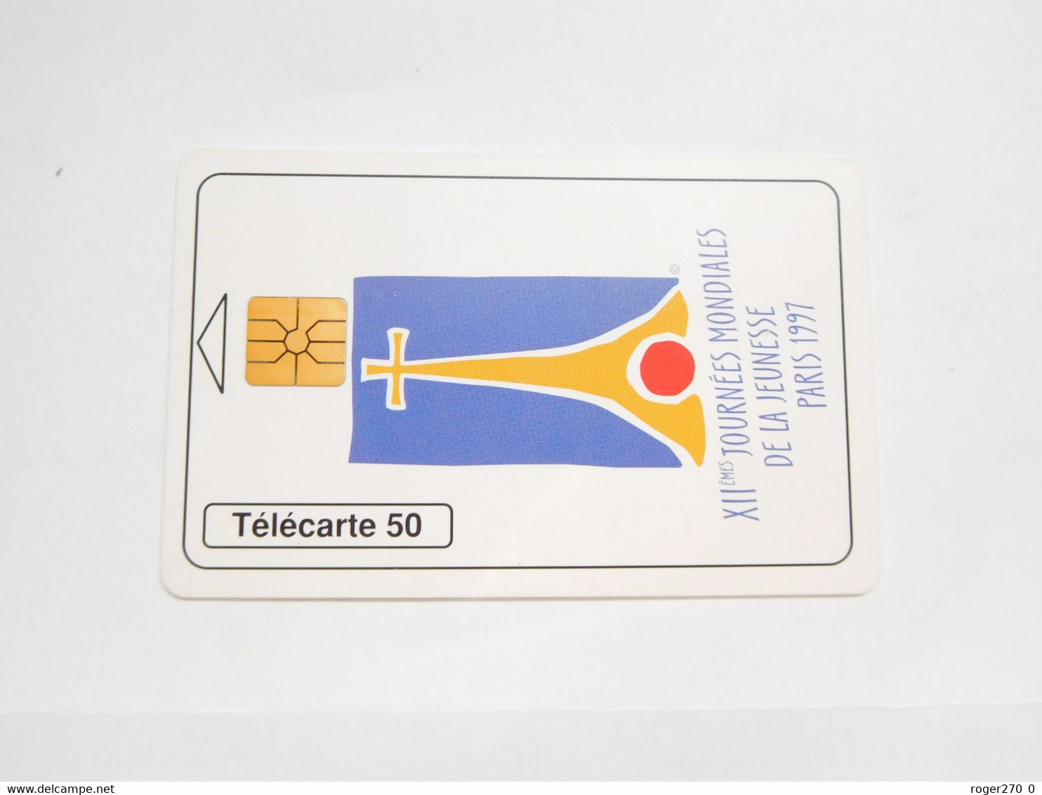 Télécarte Monaco , MF45 , XIIe J.M.J. , TBE , Cote : 2 Euros - Mónaco