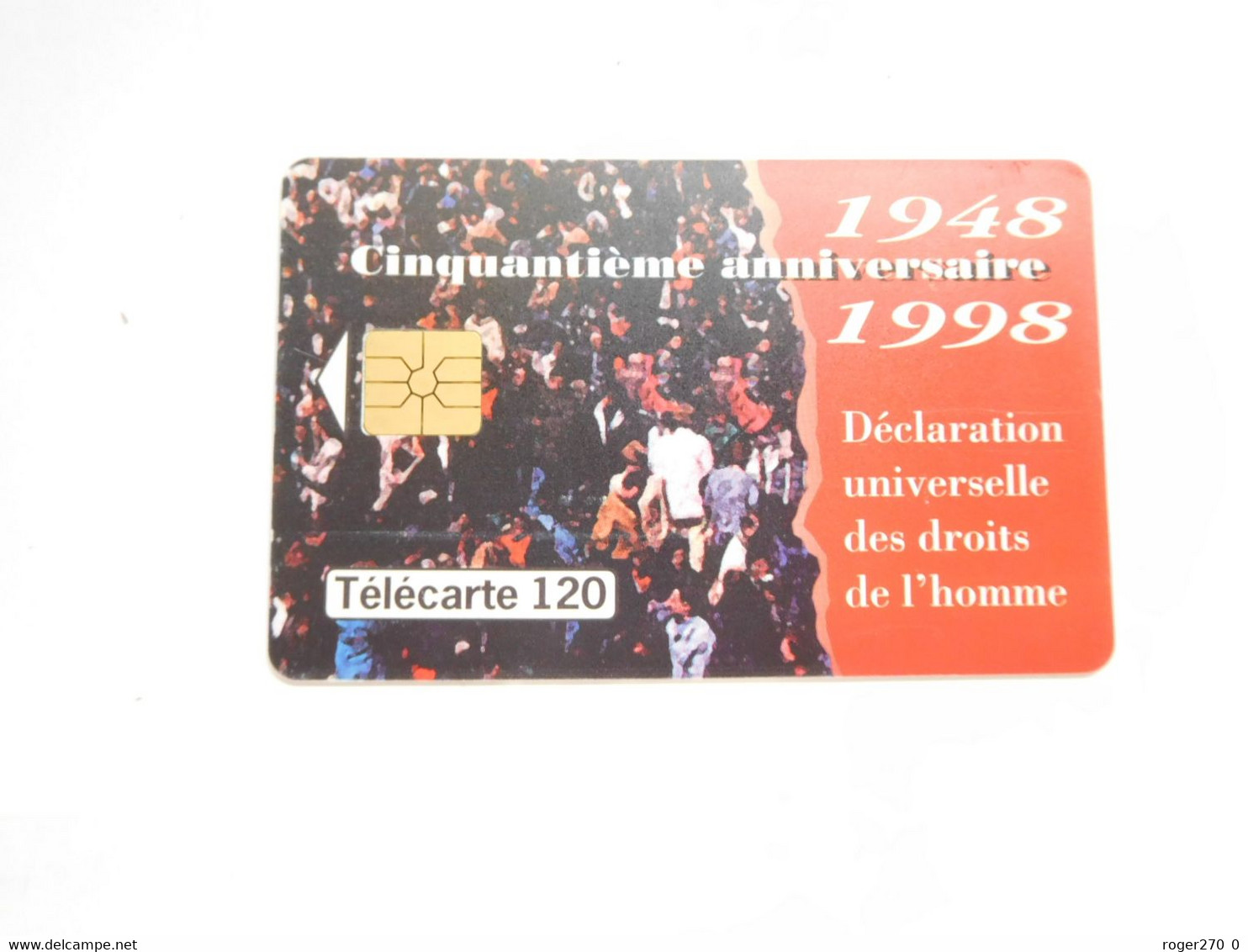 Télécarte Monaco , MF51 , Droits De L'homme,  TBE , Cote : 2 Euros - Mónaco