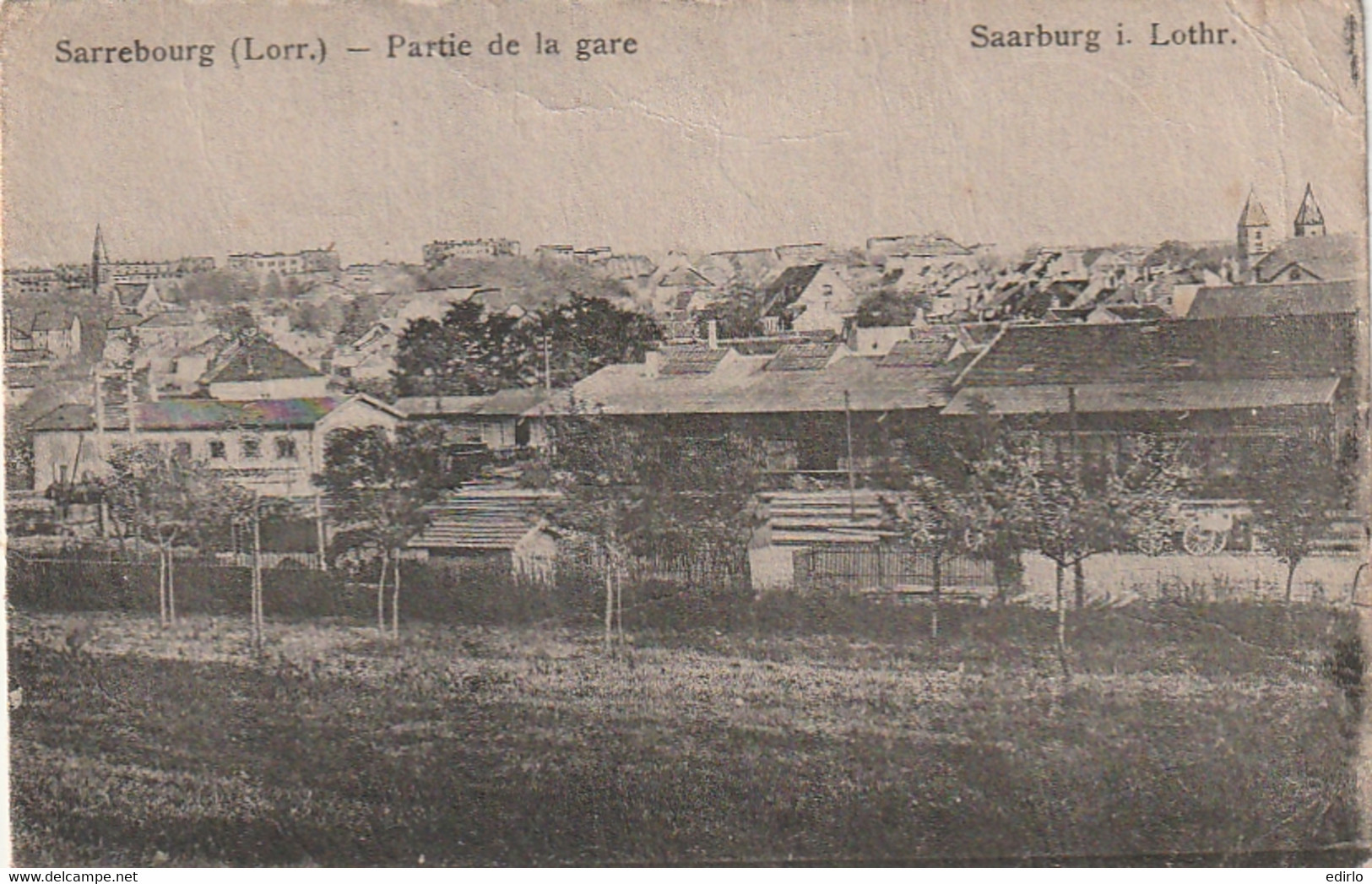 ***  57  *** SARREBOURG  Avenue De La Victoire  DOS GRATTE  Pour Enlever Texte - Sarrebourg