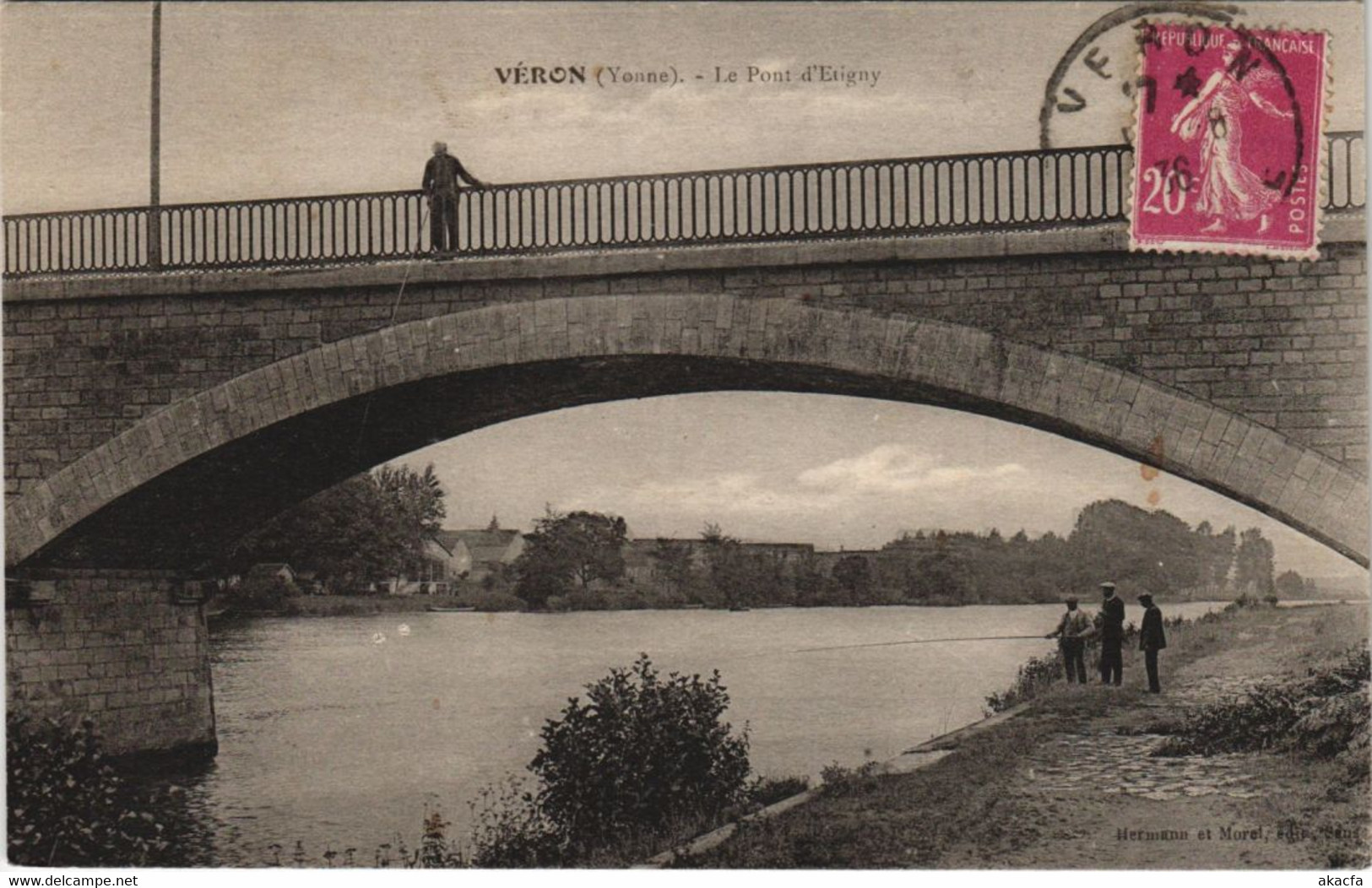 CPA VERON Le Pont D'Etigny (49225) - Veron