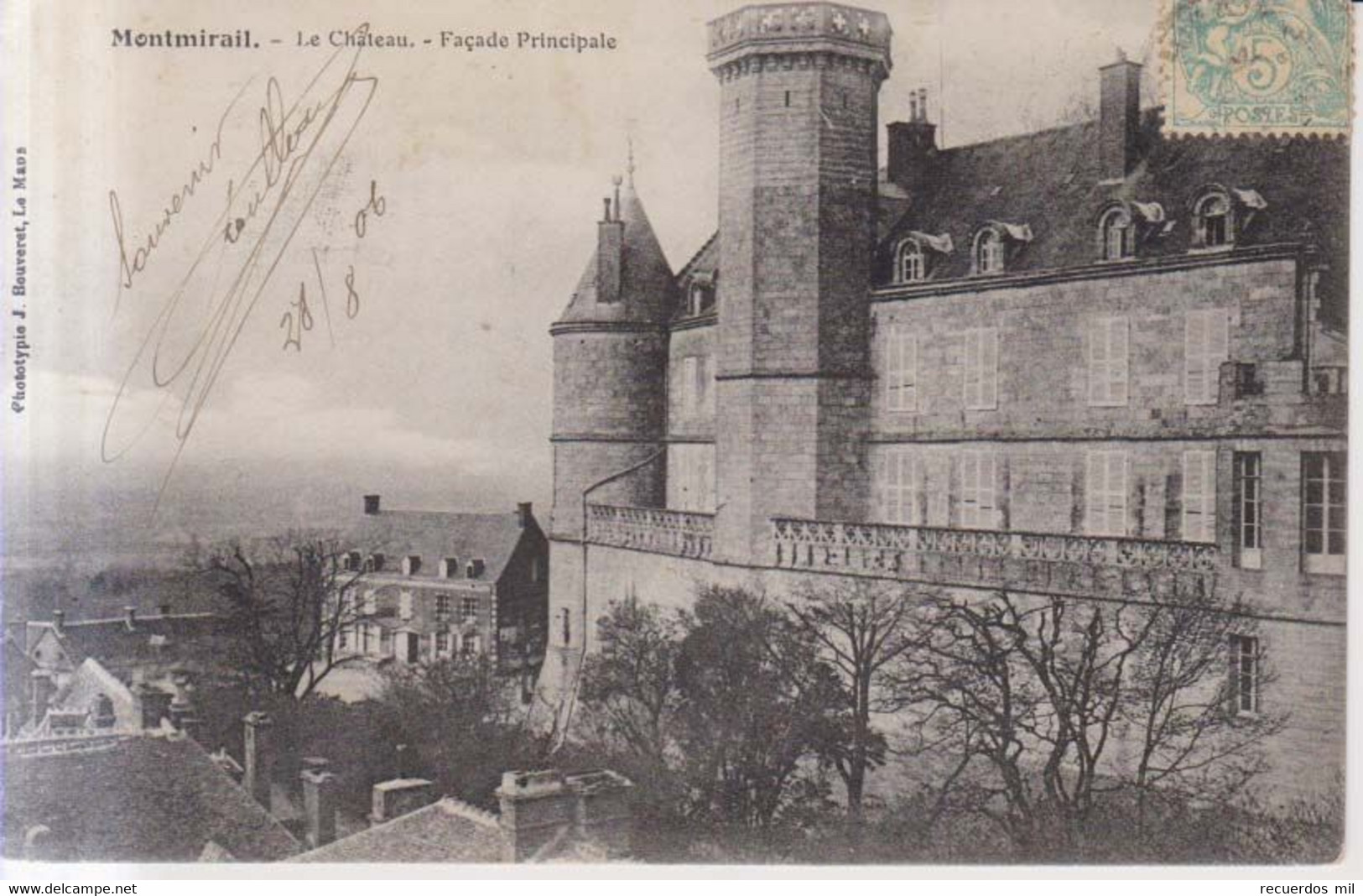 Montmirail Le Chateau  1906 - Montmirail