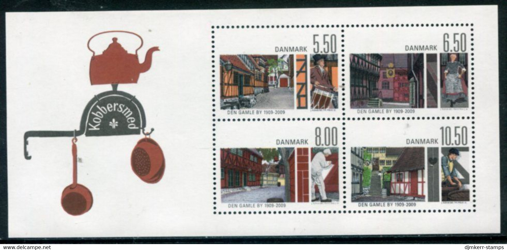 DENMARK 2009 Open-air Museum Block MNH / **.  Michel  Block 35 - Unused Stamps