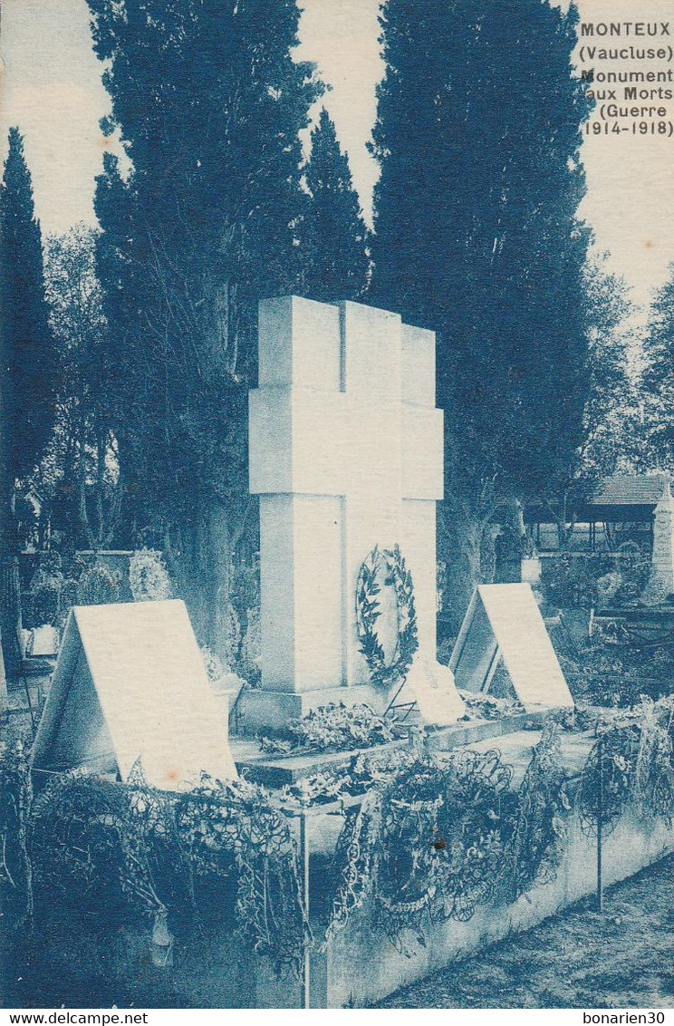 CPA 84  MONTEUX  MONUMENT AUX MORTS 14/18 - Monteux