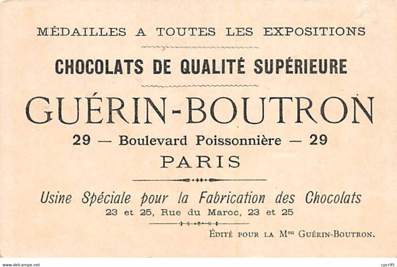 Chromos -COR11933 - Chocolat Guérin-Boutron - Caucase - Chevaux - Hommes -  7x10cm Env. - Guerin Boutron