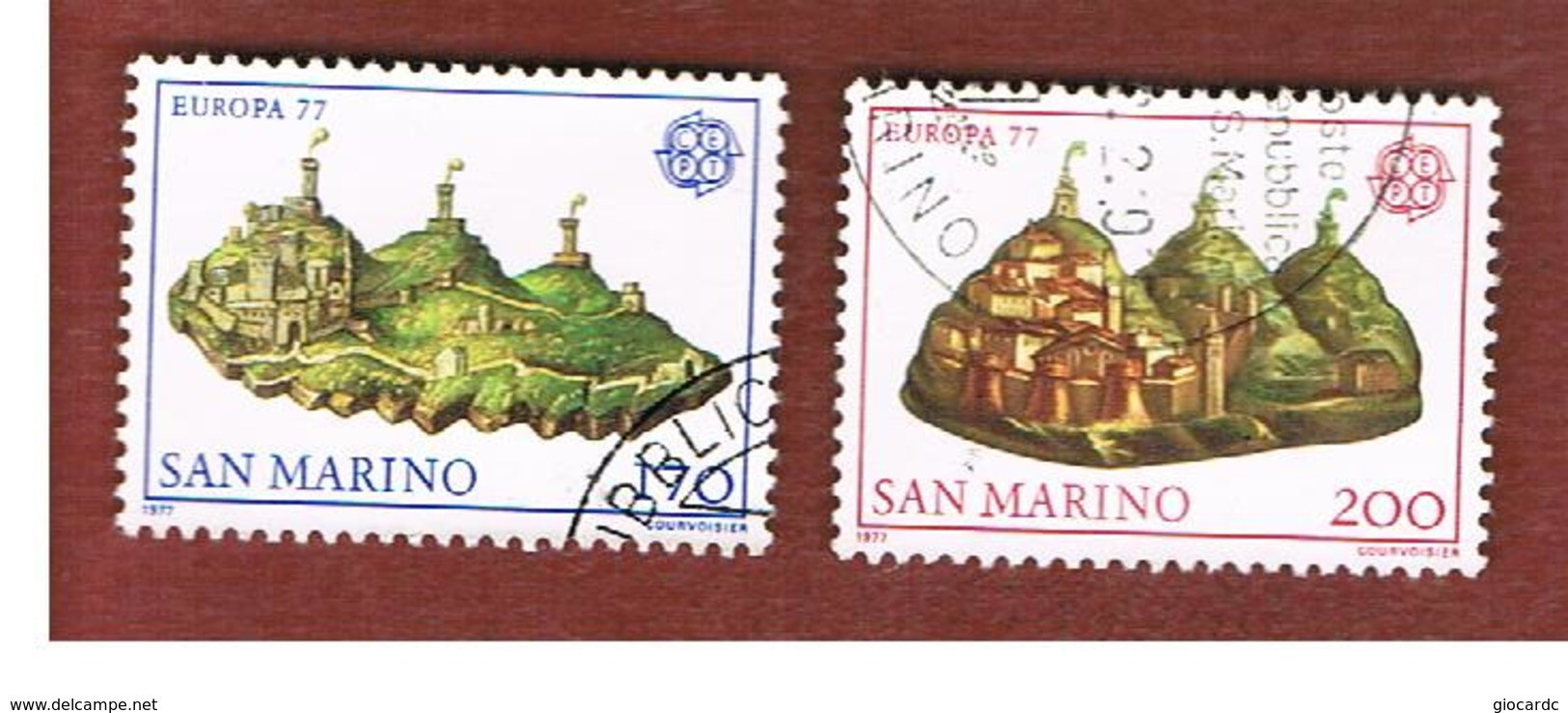 SAN MARINO - UNIF. 978.979  - 1977 EUROPA (SERIE COMPLETA DI 2)    -  USATI (USED°) - Oblitérés