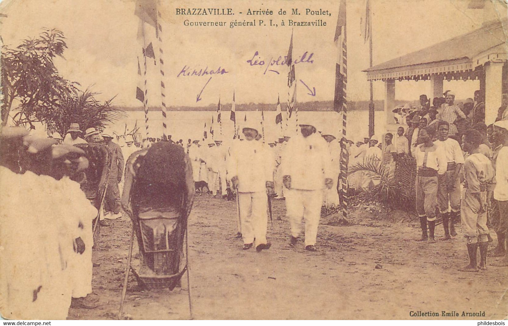 CONGO BRAZZAVILLE Arrivée De Mr Poulet Gouverneur Général - Brazzaville