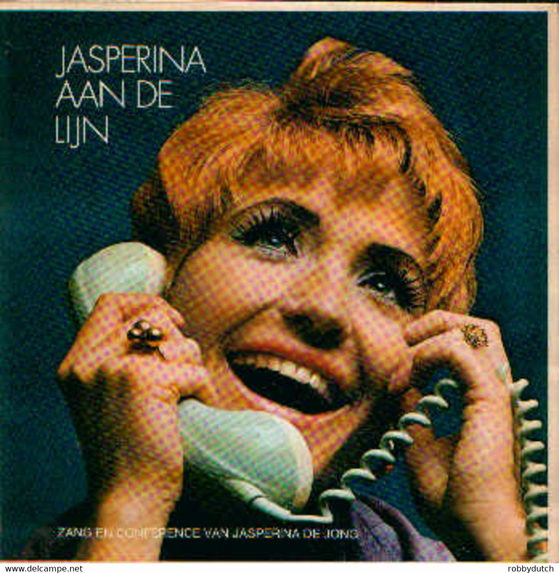 * 7" Flexidisc  *  JASPERINA DE JONG - JASPERINA AAN DE LIJN (Holland 1969 EX!!) - Other - Dutch Music