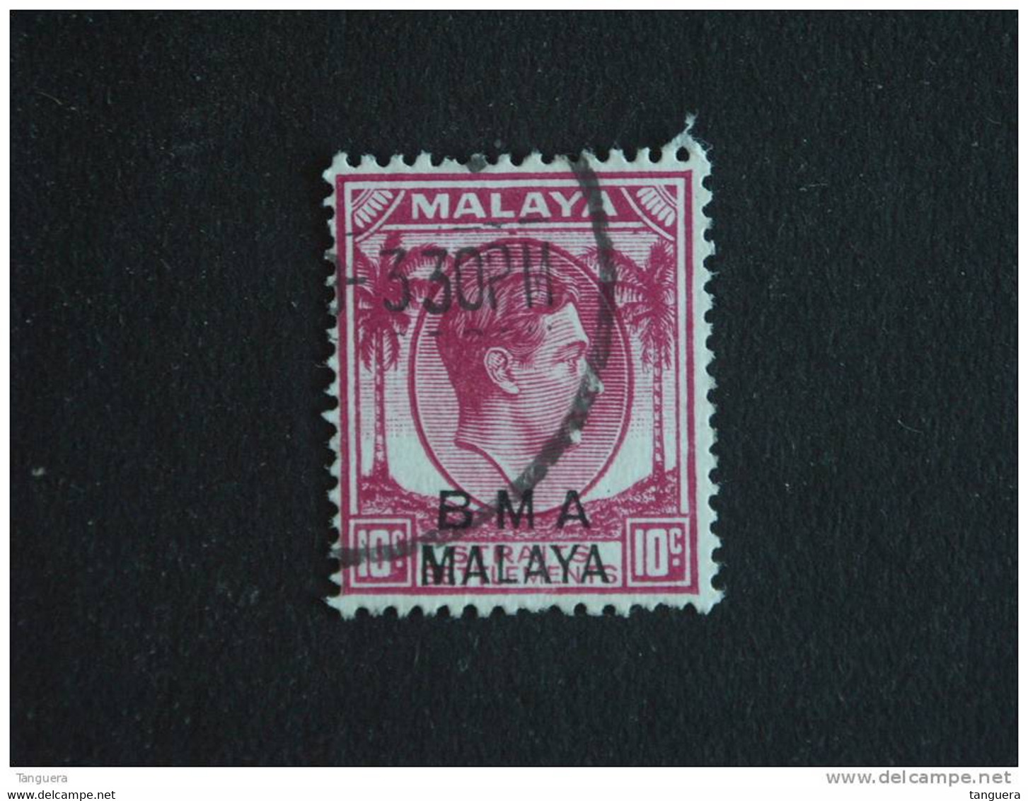 Malacca Straits Settlements Malaya 1945 George VI   BMA Yv 7 O - Malaya (British Military Administration)