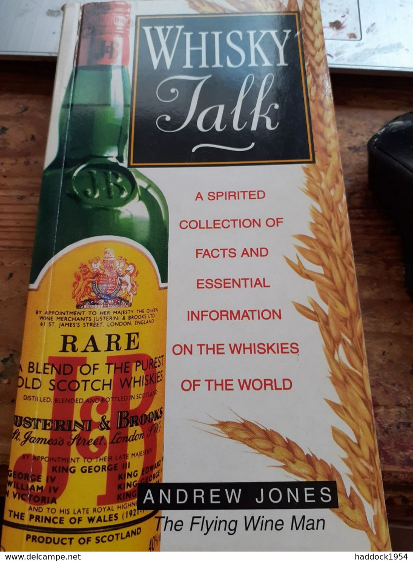 Whisky Talk ANDREW JONES Piatkus 1997 - Britse