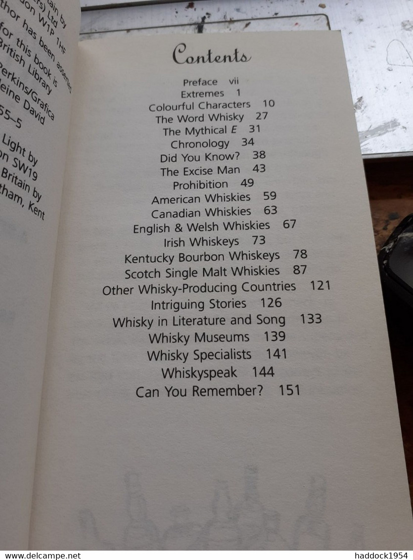 Whisky Talk ANDREW JONES Piatkus 1997 - Britannica