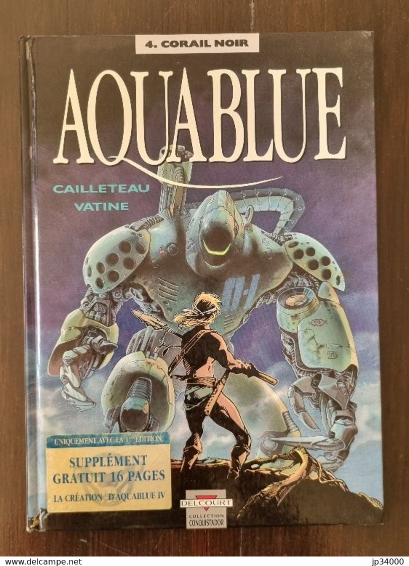 AQUABLUE - Tome 5: Corail Noir - Edition Originale 1993 Avec Cahier Graphique - Aquablue