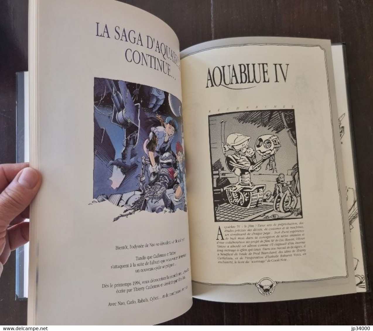 AQUABLUE - Tome 5: Corail Noir - Edition Originale 1993 Avec Cahier Graphique - Aquablue