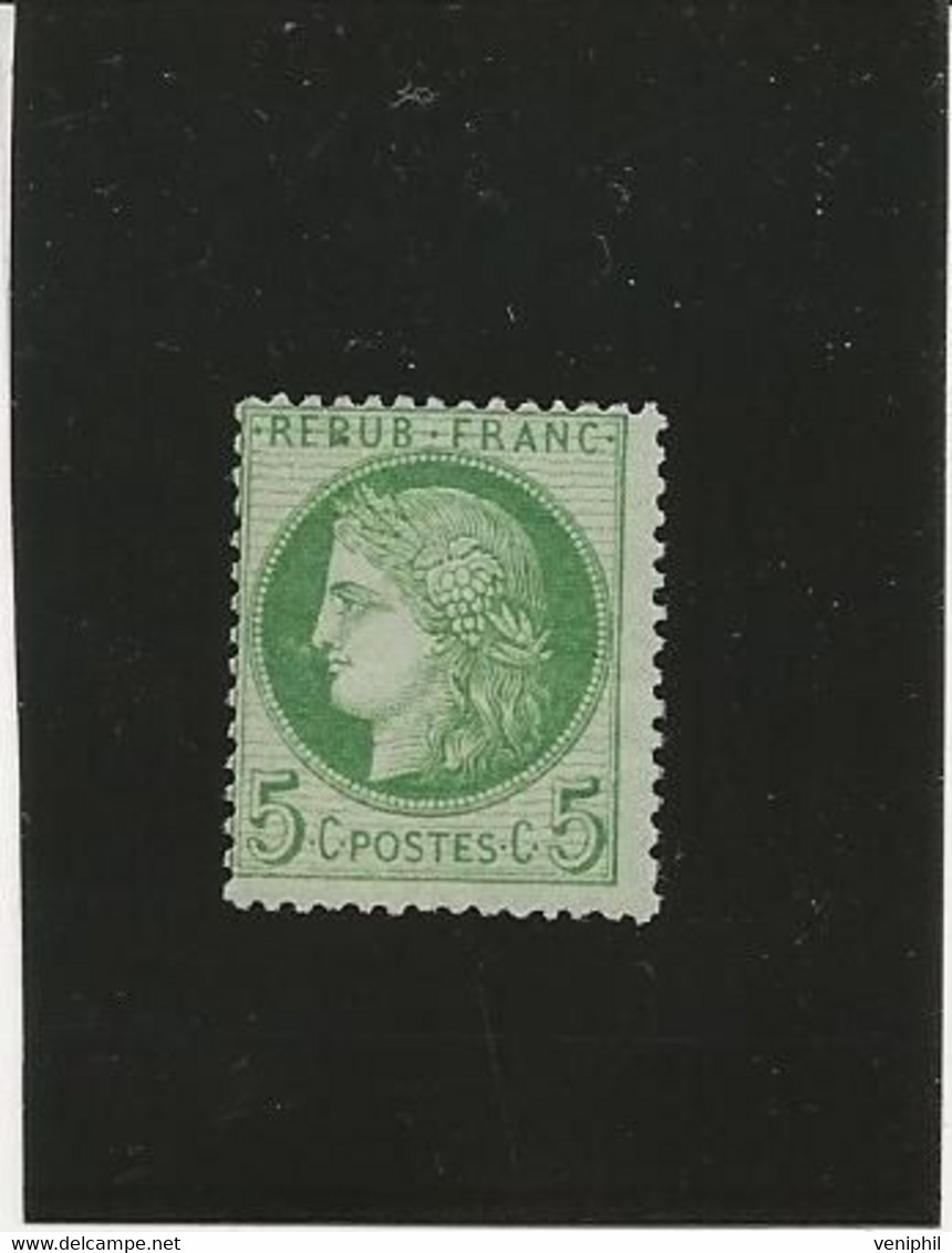 CERES DENTELE -N°53 NEUF SANS CHARNIERE - TB ANNEE 1872 - COTE: 375 € - 1871-1875 Cérès