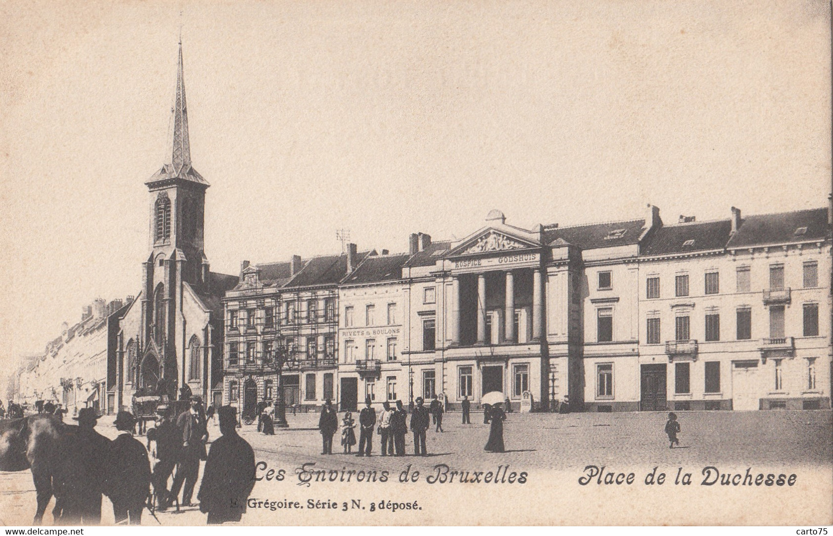 Belgique - Bruxelles - Molenbeek-Saint-Jean - Place De La Duchesse - Molenbeek-St-Jean - St-Jans-Molenbeek