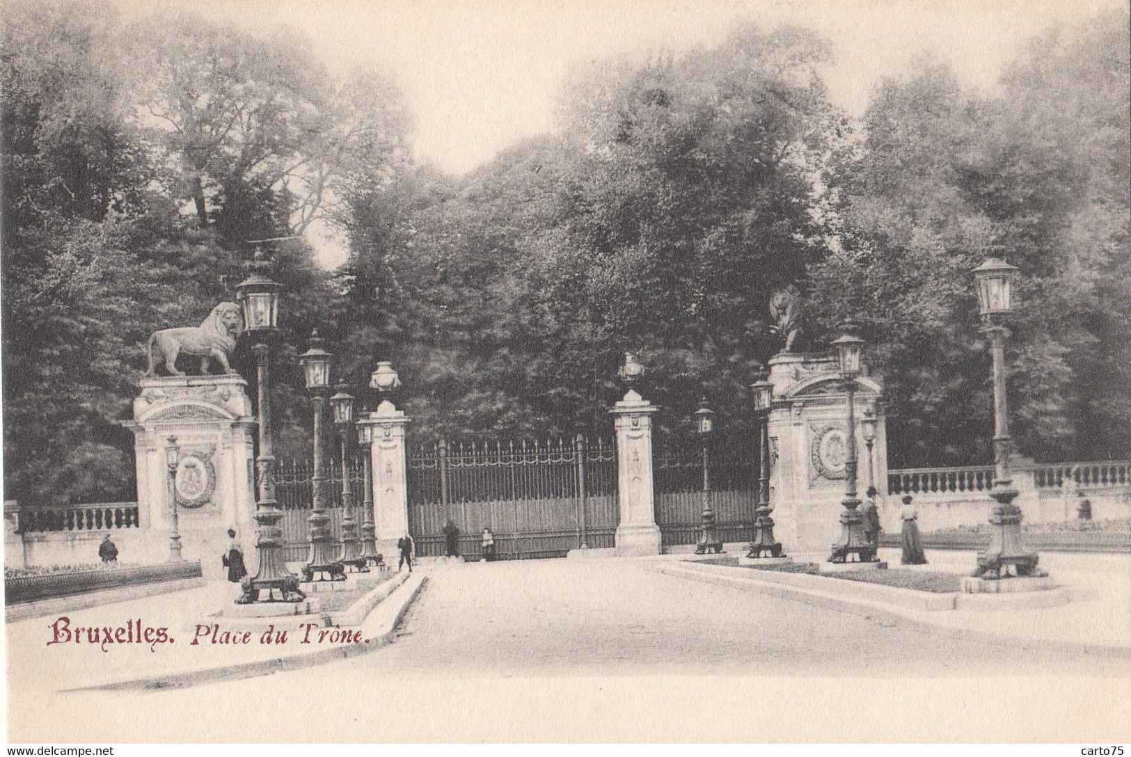 Belgique - Bruxelles - Place Du Trône - Forêts, Parcs, Jardins