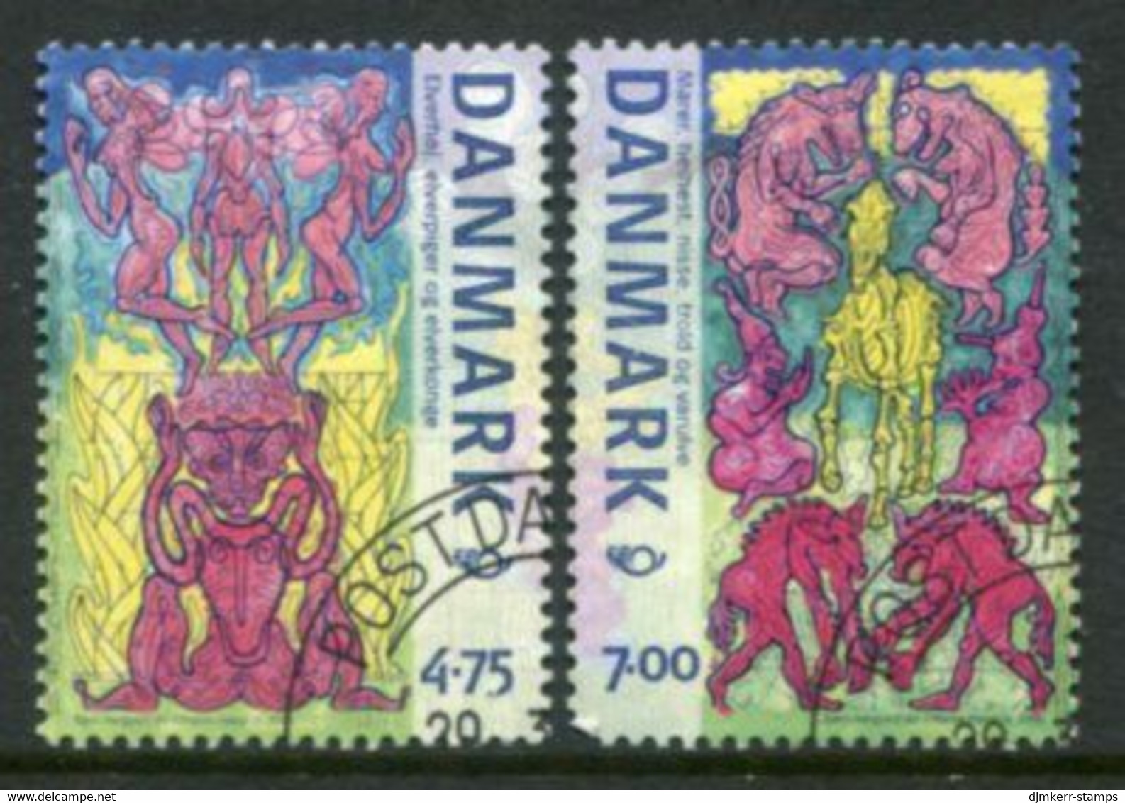 DENMARK 2006 Nordic Mythology  Used  Michel  1431-32 - Gebraucht