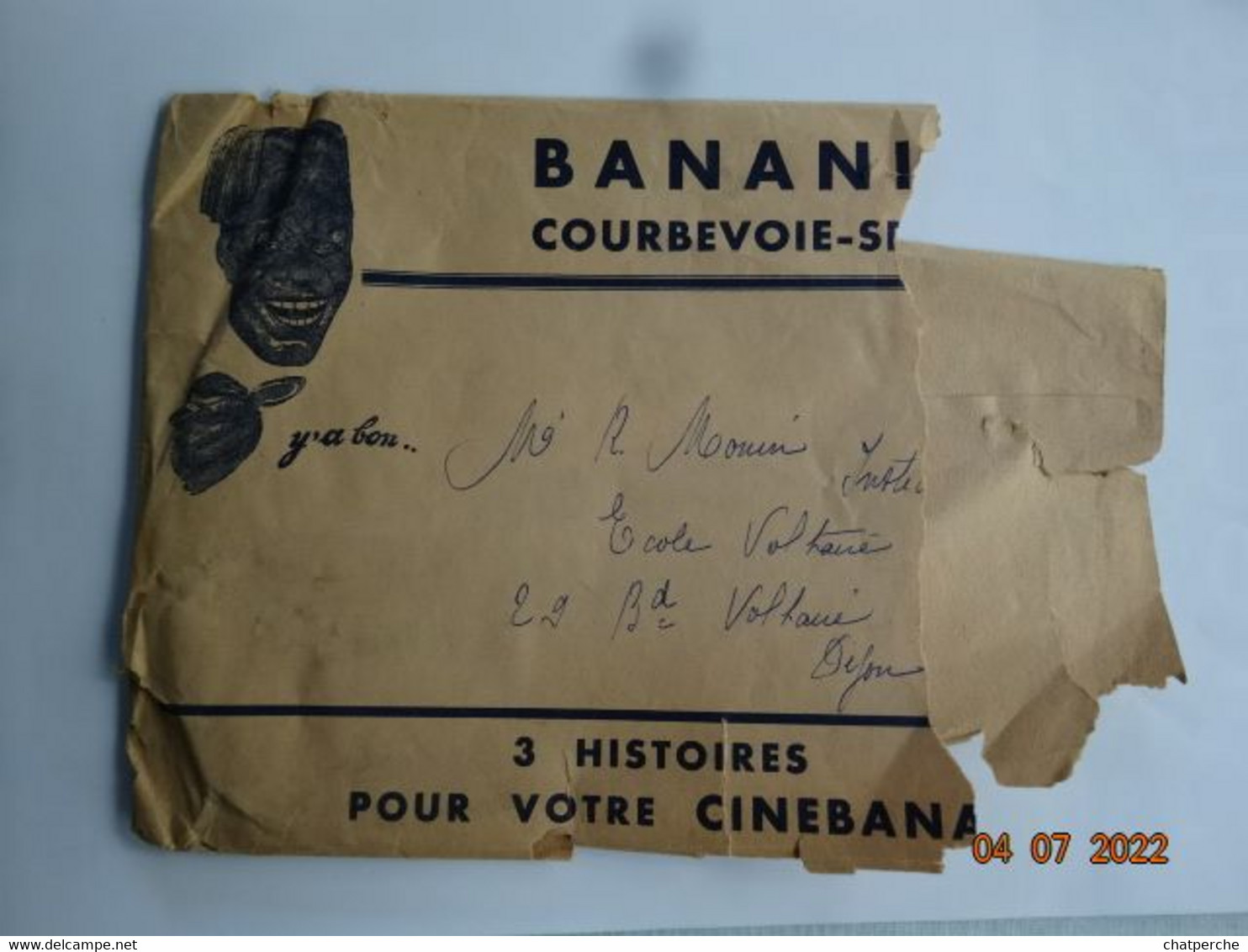 BANANIA  CINEBANA PROJECTEUR  + 30 BANDES IMAGES PUBLICITE CACAO CHOCOLAT