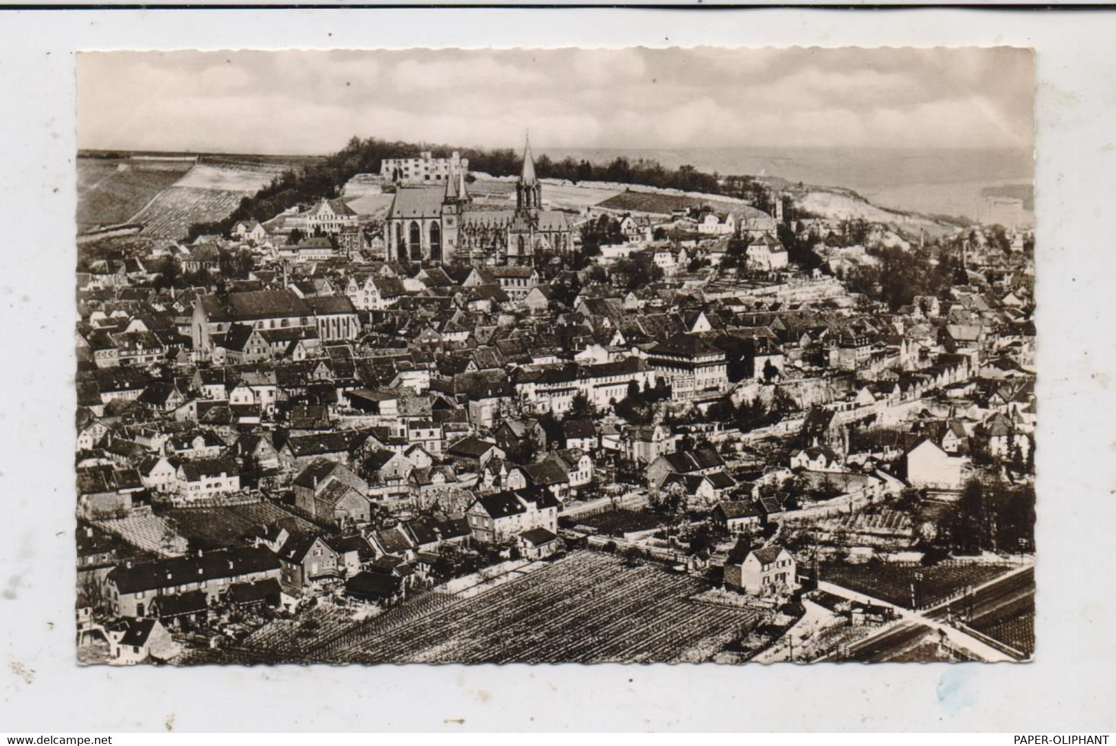 6504 OPPENHEIM, Luftaufnahme, 1958 - Ingelheim